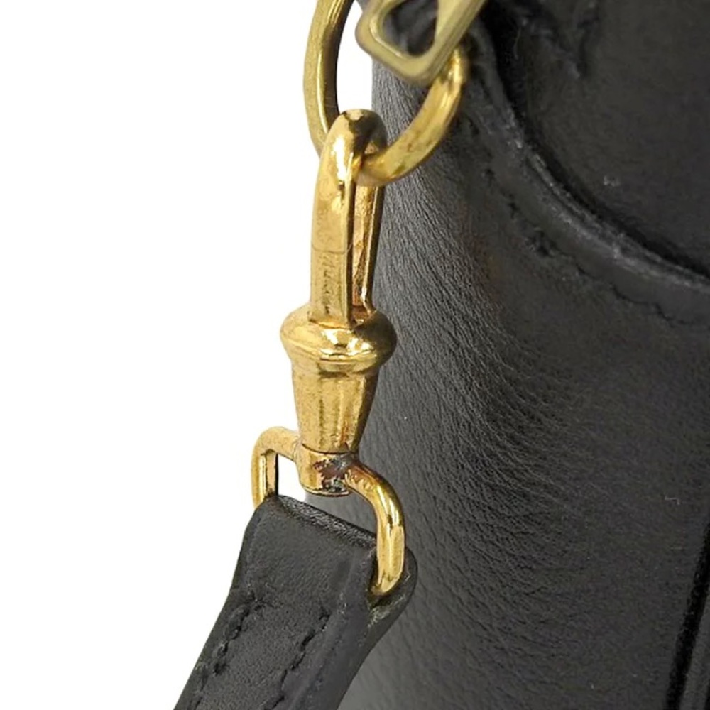Authentic Hermès 1988 RARE Jockey black leather Crossbody Bag - Picture 8 of 8